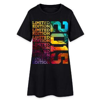 ÉDITION LIMITÉE 2015 11 ANS 11E ANNIVERSAIRE - Robe T-shirt Femme - noir - Devant