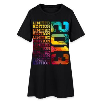 LIMITED EDITION 2013 13 YEARS 13TH BIRTHDAY - Women’s T-Shirt Dress - black - Front