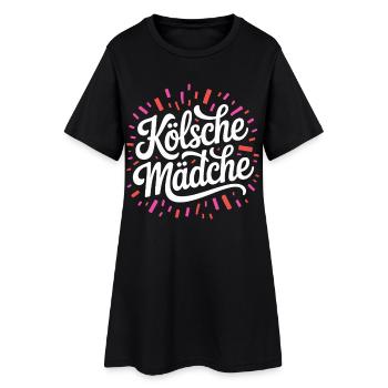 Cologne Filles Carnaval Cologne Filles - Robe T-shirt Femme - noir - Devant