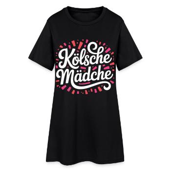 Cologne Filles Carnaval Cologne Filles - Robe T-shirt Femme - noir - Devant