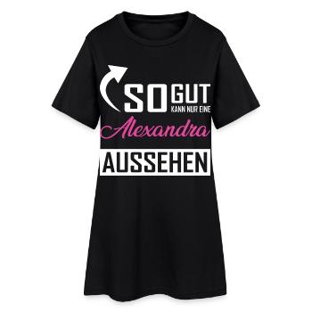 Only an Alexandra can look so good - Women’s T-Shirt Dress - black - Front