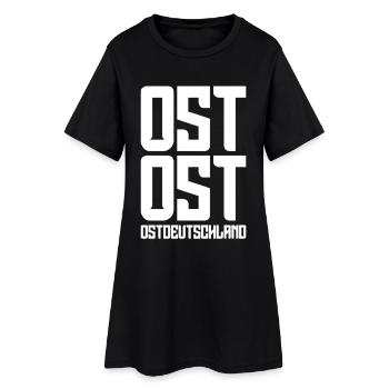 Est Est Est Allemagne de l’Est - Robe T-shirt Femme - noir - Devant