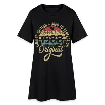 Décembre 1988 - Légende depuis décembre 1988 - Robe T-shirt Femme - noir - Devant