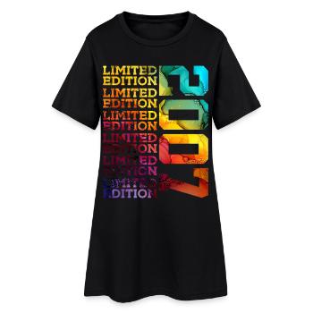 ÉDITION LIMITÉE 2007 19 ANS 19E ANNIVERSAIRE - Robe T-shirt Femme - noir - Devant