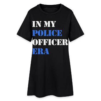 À l’époque de la police - Robe T-shirt Femme - noir - Devant