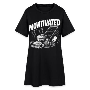 Motorisé - Robe T-shirt Femme - noir - Devant