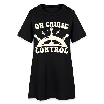 Sur le régulateur de vitesse - Robe T-shirt Femme - noir - Devant