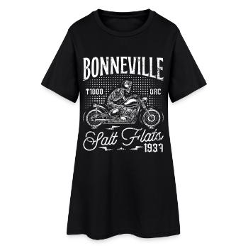 Bonneville Salt Flats Moto Anniversaire 1937 - Robe T-shirt Femme - noir - Devant