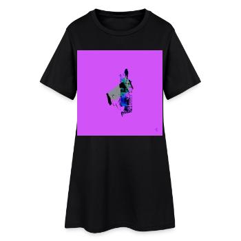 TEXTURA_DE_COLOR_#21 - Women’s T-Shirt Dress - black - Front