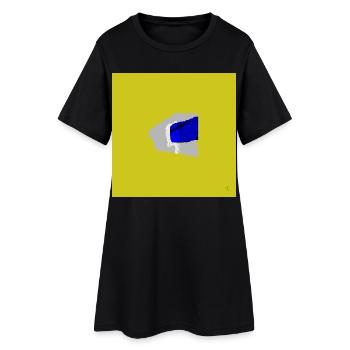 TEXTURA_DE_COLOR_#31 - Robe T-shirt Femme - noir - Devant