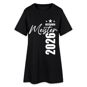 Master réussi en 2026 - examen - réussite - Robe T-shirt Femme - noir - Devant