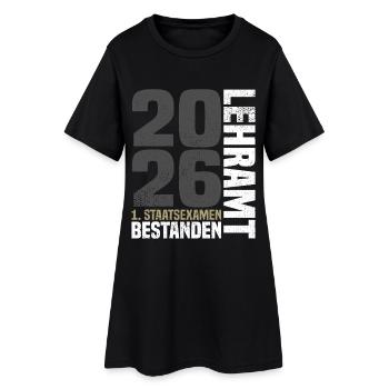 1st State Examination Teacher Training 2026 - Women’s T-Shirt Dress - black - Front