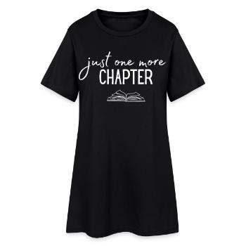 Juste un chapitre de plus – le design pour les amateurs de livres - Robe T-shirt Femme - noir - Devant