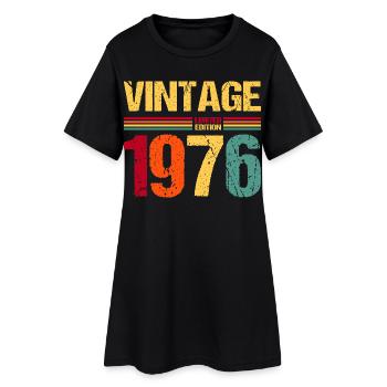 50e anniversaire édition limitée 1976 - Robe T-shirt Femme - noir - Devant