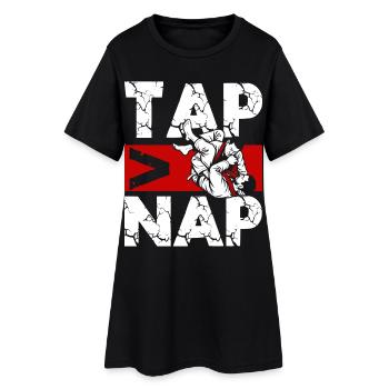 Jiu-Jitsu Brésilien BJJ Drôle - Robe T-shirt Femme - noir - Devant