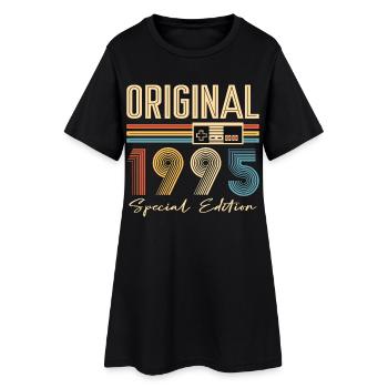 Gamer 30th Birthday 30th Anniversary Original 1995 - Women’s T-Shirt Dress - black - Front