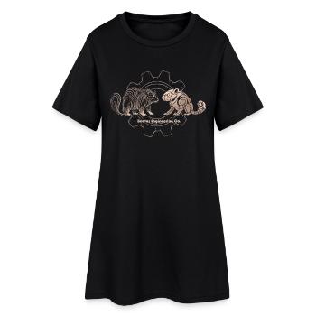 Timberborn – Beaver Engineering Co. - Women’s T-Shirt Dress - black - Front