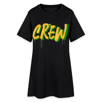 équipage - Robe T-shirt Femme - noir - Devant