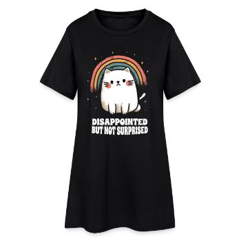 disappointed - Women’s T-Shirt Dress - black - Front