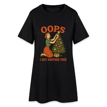 Oops I Got Another Tree - Women’s T-Shirt Dress - black - Front