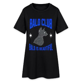 Bald est le beau club Sphynx Cat Sphynx Hairless - Robe T-shirt Femme - noir - Devant