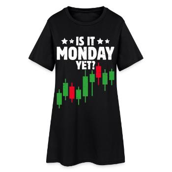 Trading Boursier Crypto Trader Boursier - Robe T-shirt Femme - noir - Devant