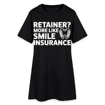 Retainer Life Smile Protection Art - Robe T-shirt Femme - noir - Devant