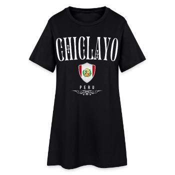 Souvenir Chiclayo, Chiclayo Peru - Women’s T-Shirt Dress - black - Front