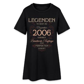 20ème Anniversaire Légende Décembre Millésime 2006 - Robe T-shirt Femme - noir - Devant