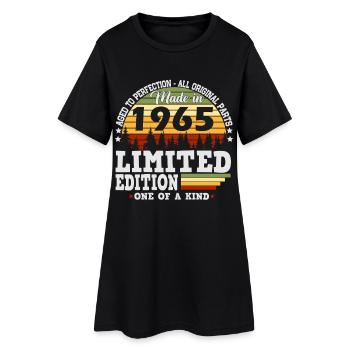 1965 Vintage Birthday Retro Gift - Women’s T-Shirt Dress - black - Front