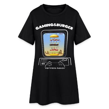 Camping - Robe T-shirt Femme - noir - Devant