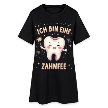 Don de dentiste costume de Fée des dents Baguette dentaire - Robe T-shirt Femme - noir - Devant