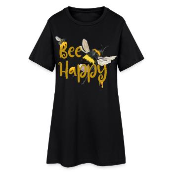 T-shirt cadeau Bumblebee Happy Pun Honey - Robe T-shirt Femme - noir - Devant
