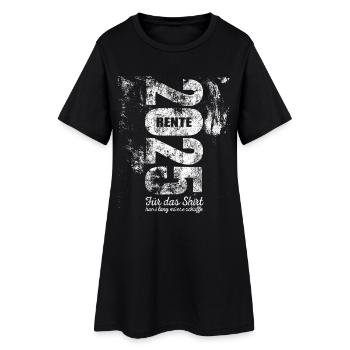 Rente 2025 | Han i lang müese schaffe - Robe T-shirt Femme - noir - Devant