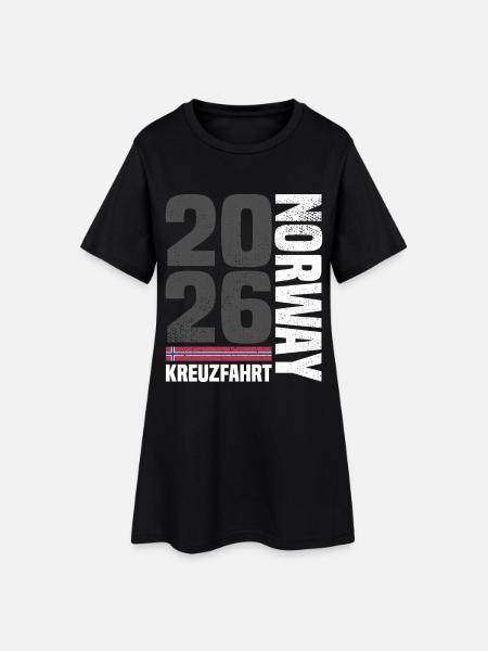 Norway Cruise 2026 - Women’s T-Shirt Dress - black