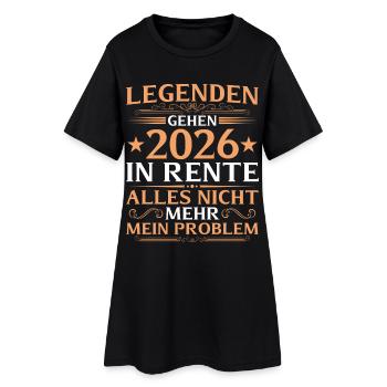 Retirement 2026 Work colleague Legend retired - Women’s T-Shirt Dress - black - Front