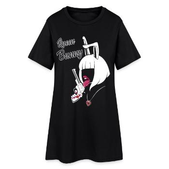 in love - Women’s T-Shirt Dress - black - Front