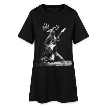 Orignal à bascule avec guitare électrique Cadeau Fans de musique - Robe T-shirt Femme - noir - Devant
