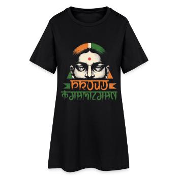 Tamoul Tamilisch Sri Lanka - Robe T-shirt Femme - noir - Devant