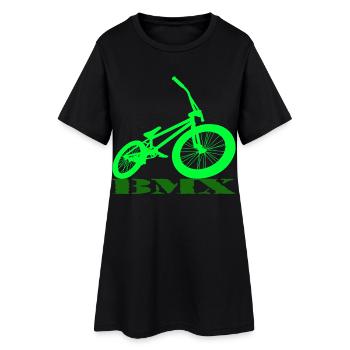 Vélo BMX - Robe T-shirt Femme - noir - Devant