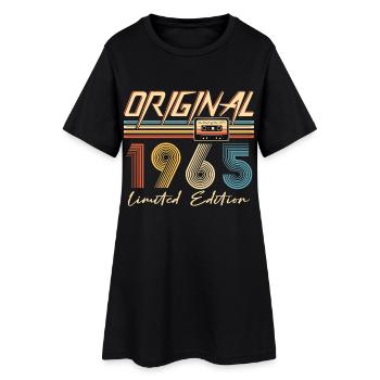 60e anniversaire 60 ans original 1965 - Robe T-shirt Femme - noir - Devant