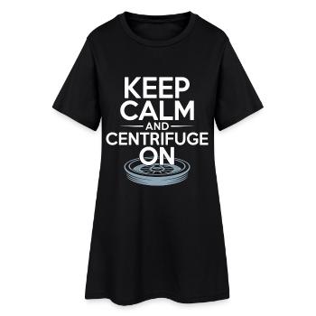 Technicien de laboratoire Keep Calm et Technologue médical - Robe T-shirt Femme - noir - Devant