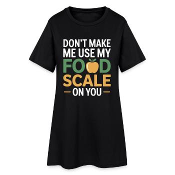 Mesure de précision pour nutritionniste professionnel - Robe T-shirt Femme - noir - Devant
