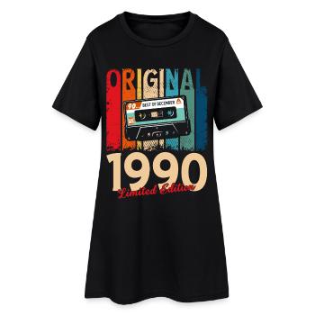 Cassette du 35e anniversaire Décembre 1990 - Robe T-shirt Femme - noir - Devant