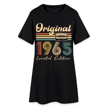 60e anniversaire 60 ans original 1965 - Robe T-shirt Femme - noir - Devant