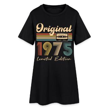 50e anniversaire 50 ans original 1975 - Robe T-shirt Femme - noir - Devant