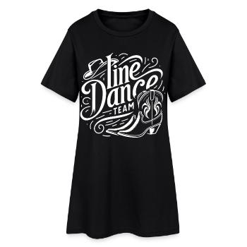 Time Dance Team - Robe T-shirt Femme - noir - Devant