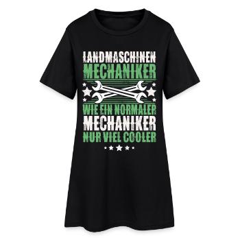 Mécanicien de machines agricoles - Robe T-shirt Femme - noir - Devant