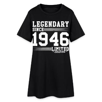 Légendaire depuis 1946 80 ans de cadeau Anniversaire - Robe T-shirt Femme - noir - Devant