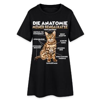 Bengali T | Propriétaire de chats Bengal Chats Bengal - Robe T-shirt Femme - noir - Devant